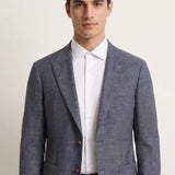 Tencel Relax Fit Jacquard Casual Blazer
