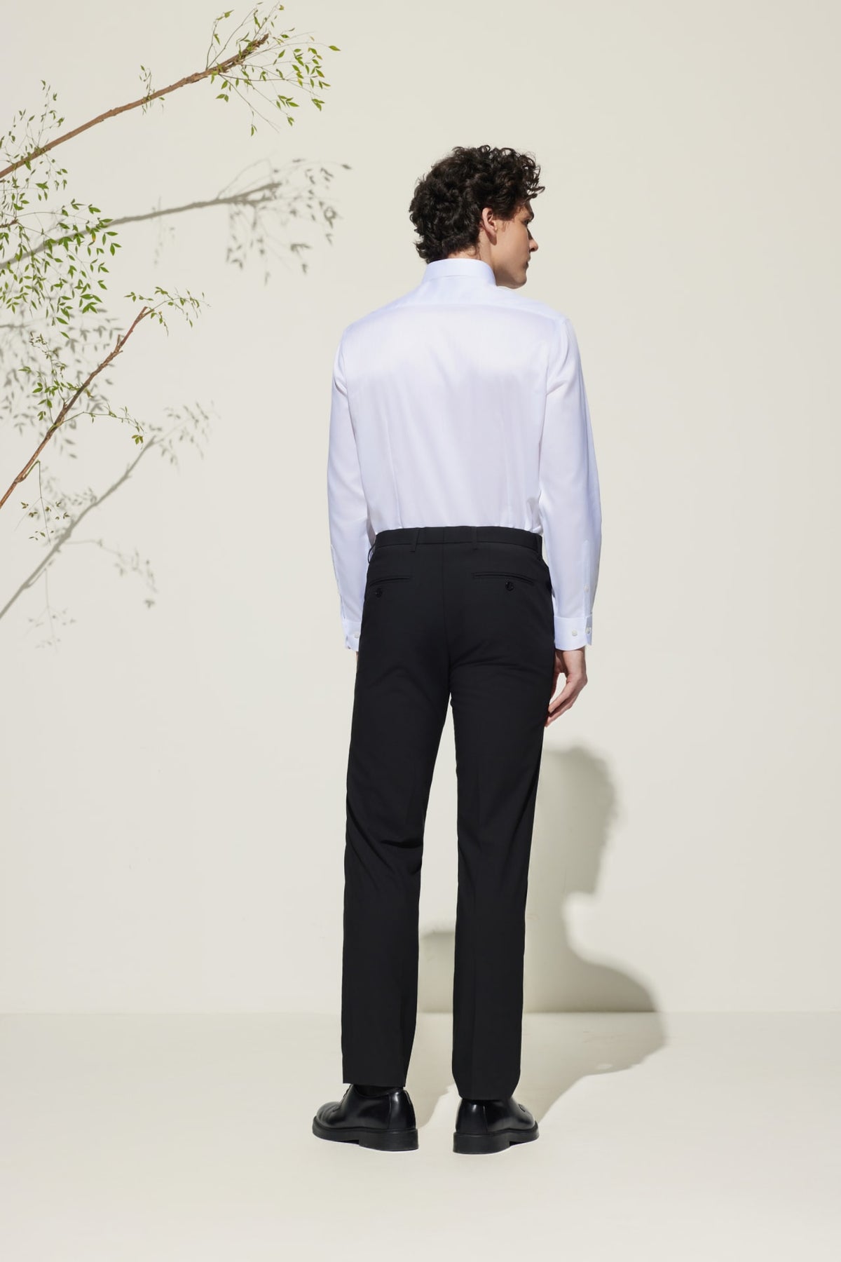 G2000 - Shirts - Non-Iron Premium Cotton Smart Fit Wide Herringbone Shirt