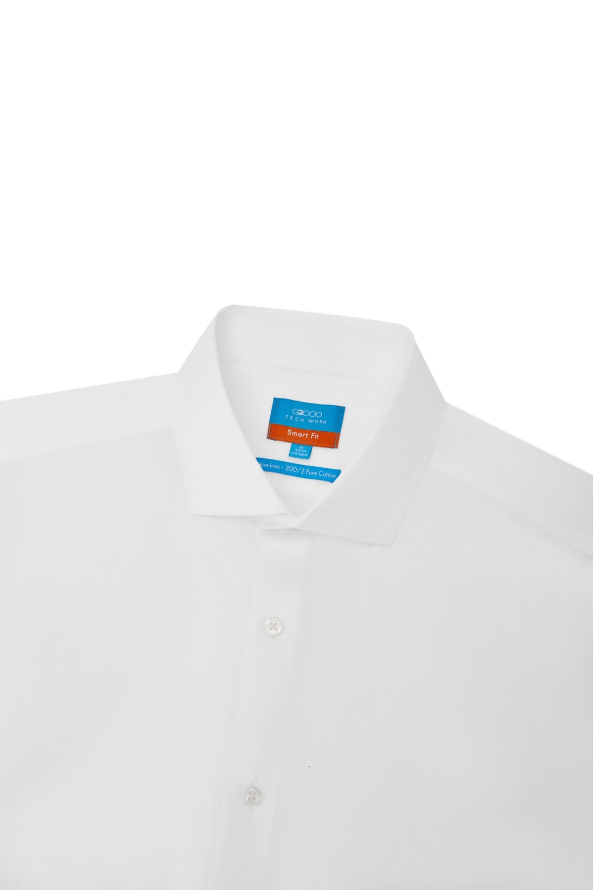 G2000 - Shirts - Non-Iron Premium Cotton Smart Fit Wide Herringbone Shirt