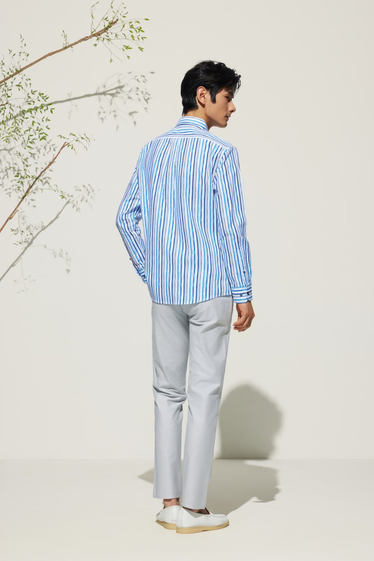 G2000 Shirts Cotton Digital Print Smart Fit Oxford Casual Shirt