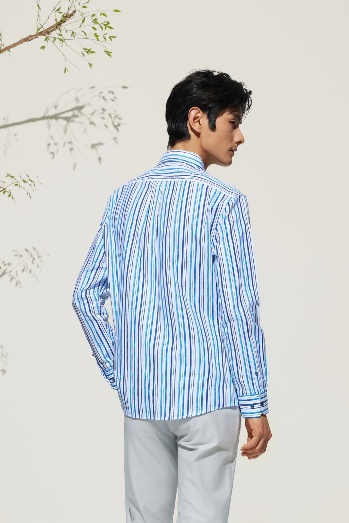 G2000 Shirts Cotton Digital Print Smart Fit Oxford Casual Shirt