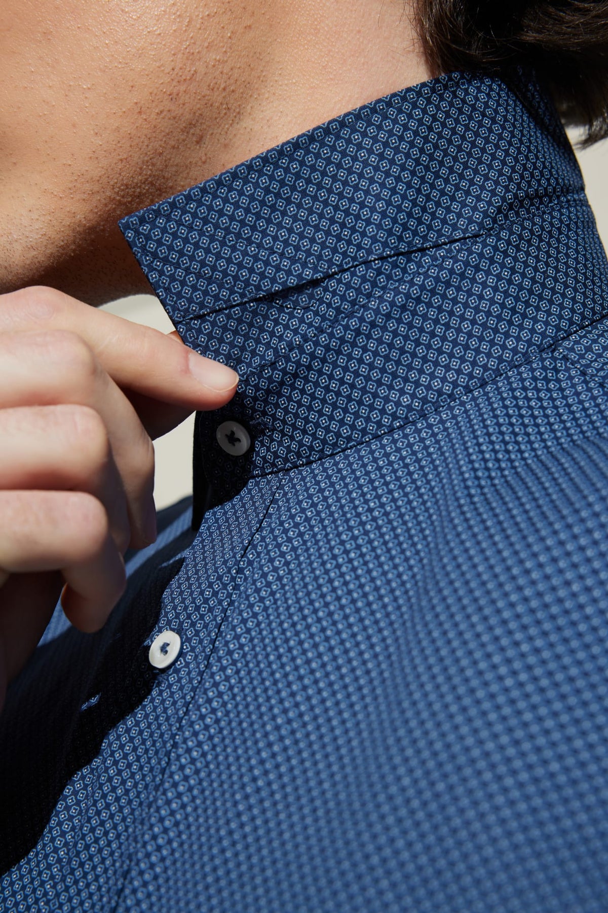 G2000 - Shirts - Cotton Digital Print Smart Fit Twill Casual Shirt
