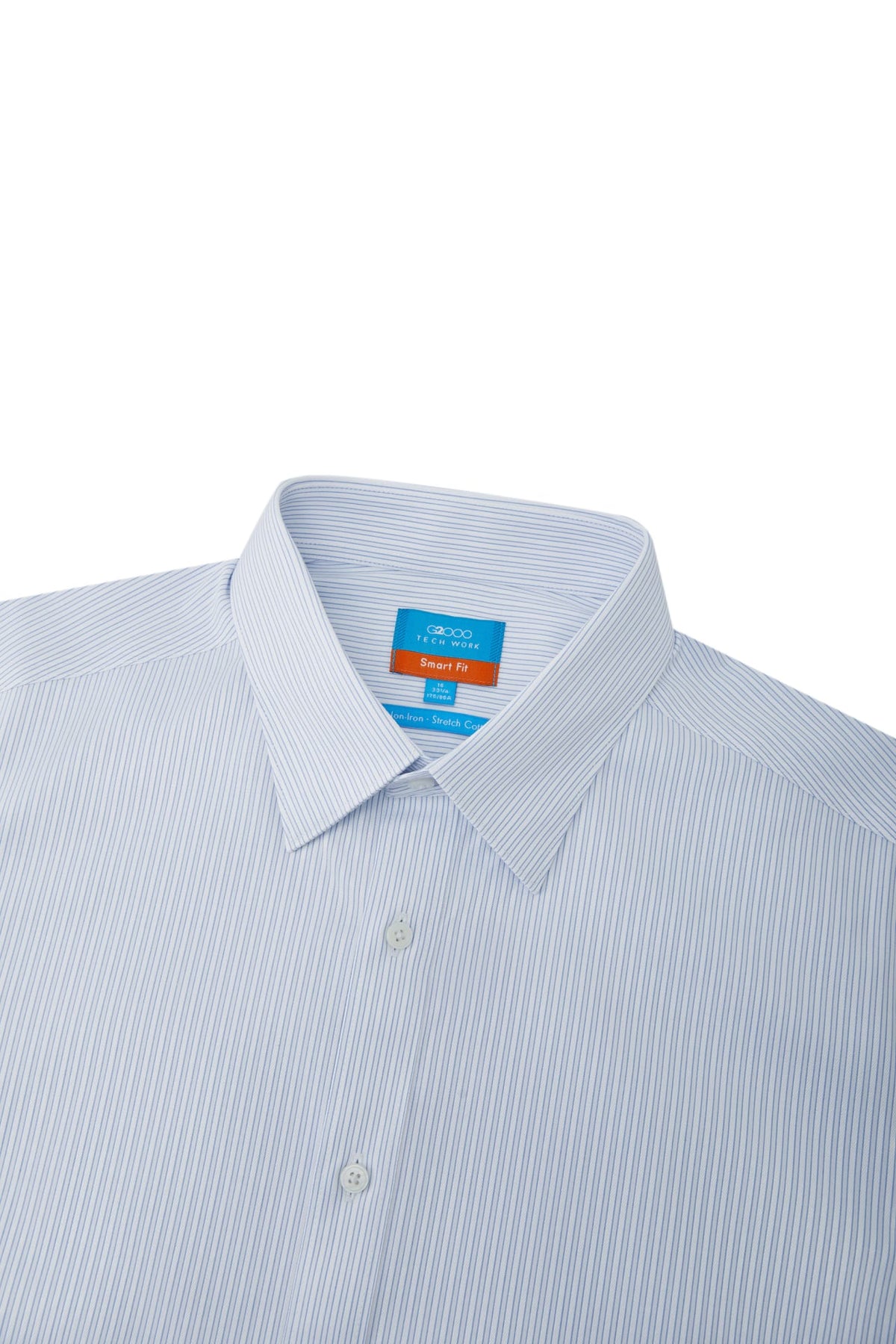 G2000 - Shirts - Non-Iron Cotton Stretch Stripe Smart Fit Shirt