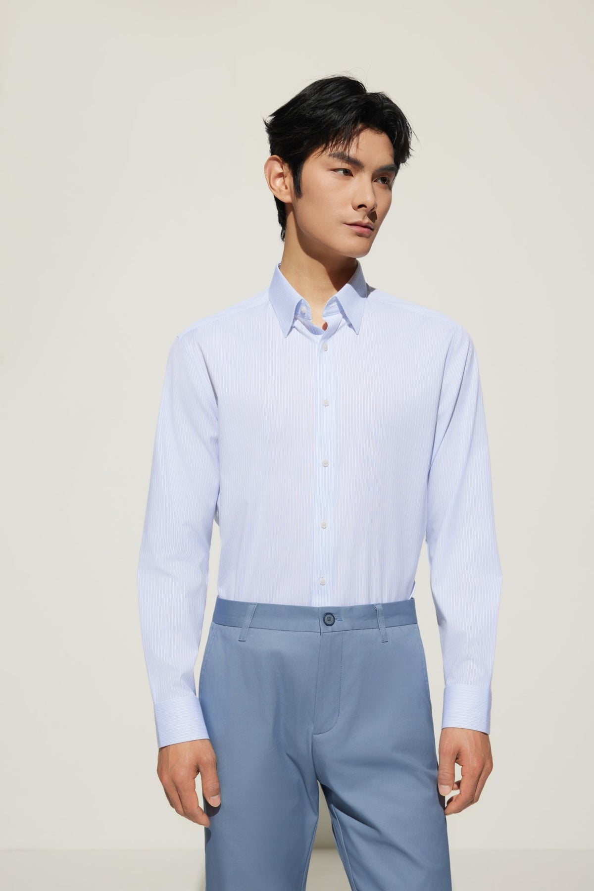 G2000 - Shirts - Non-Iron Cotton Stretch Stripe Smart Fit Shirt