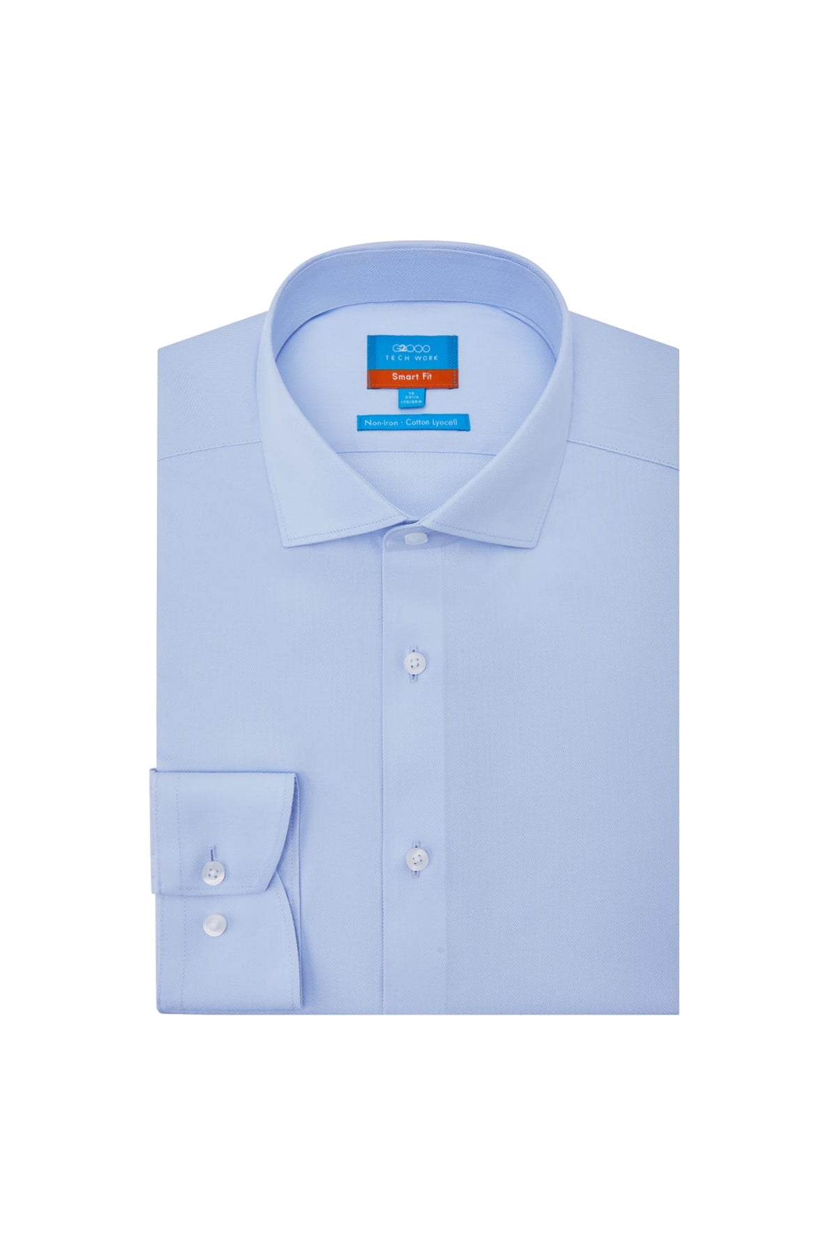 G2000 - Shirts - Non-Iron Super Soft Smart Fit Herringbone Shirt