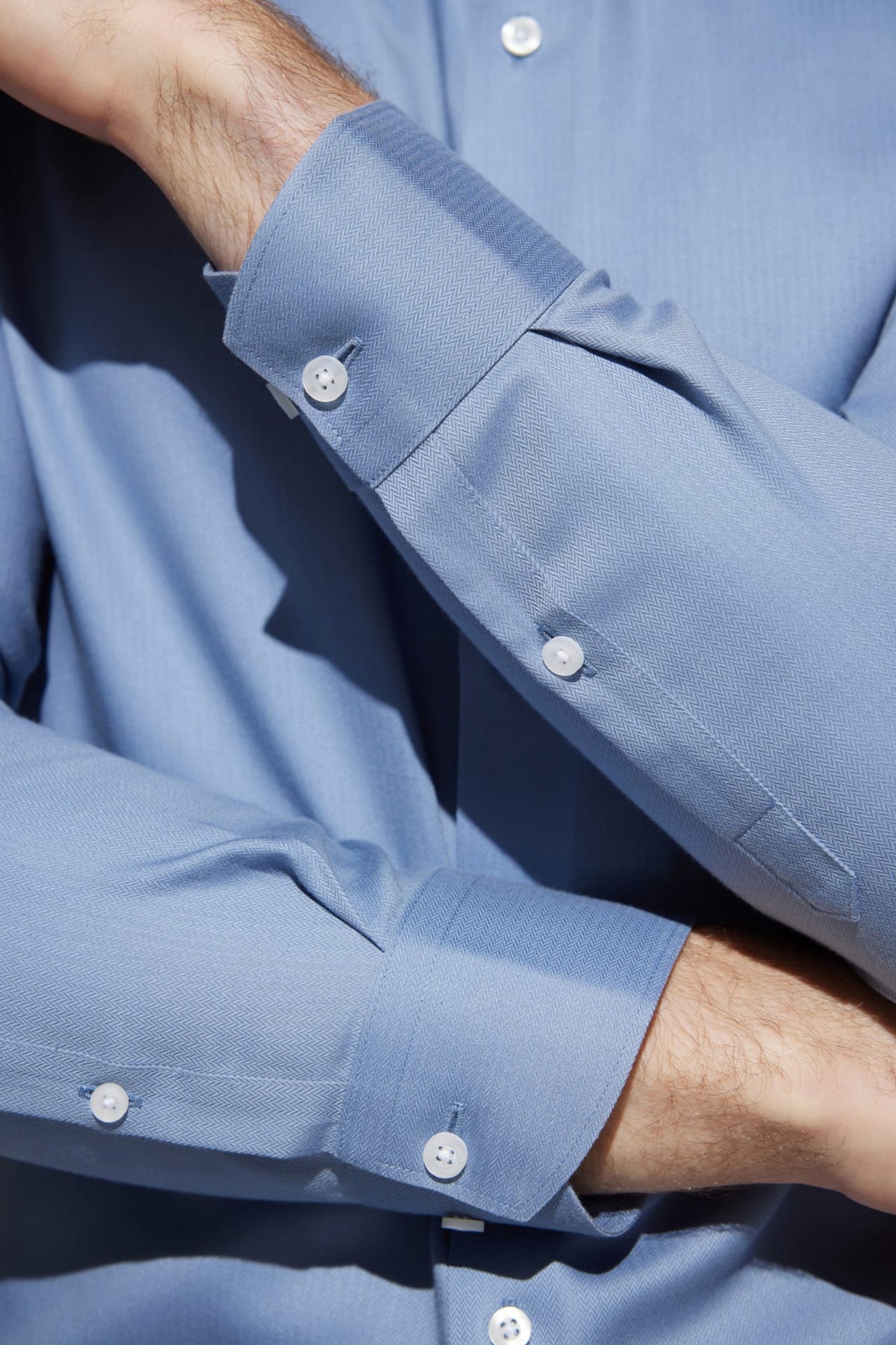 G2000 - Shirts - Non-Iron Super Soft Smart Fit Herringbone Shirt