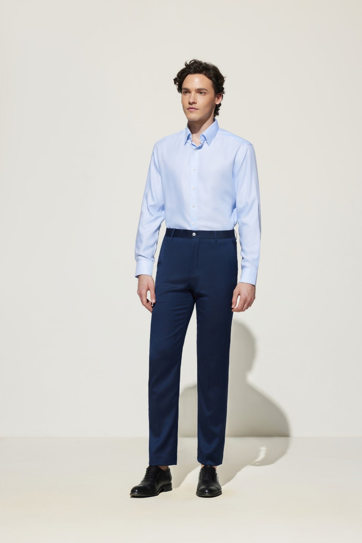 G2000 Shirts Non-Iron Super Soft Smart Fit 2 Tone Shirt Nordic Breeze Smart