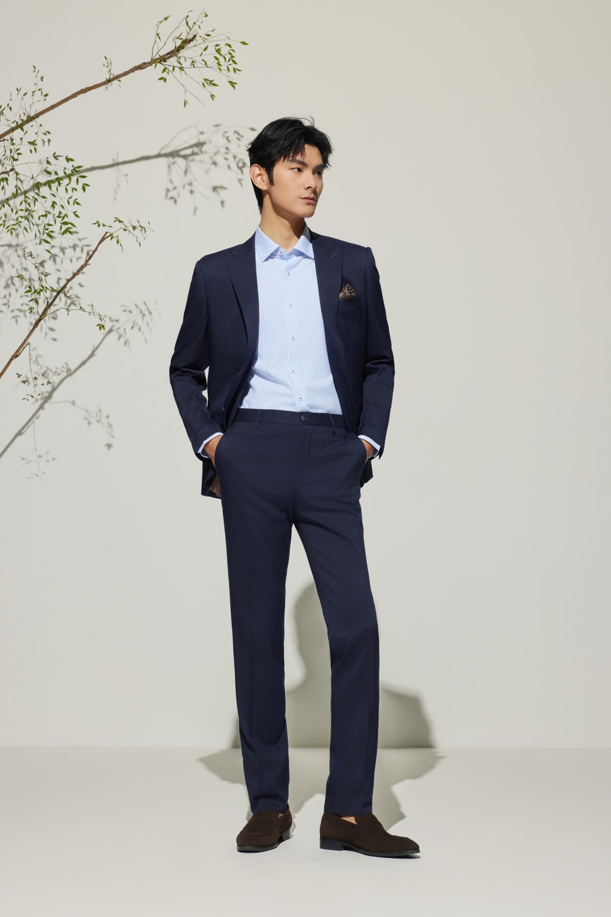 G2000 Shirts Non-Iron Dry Smart Fit Stripe Shirt