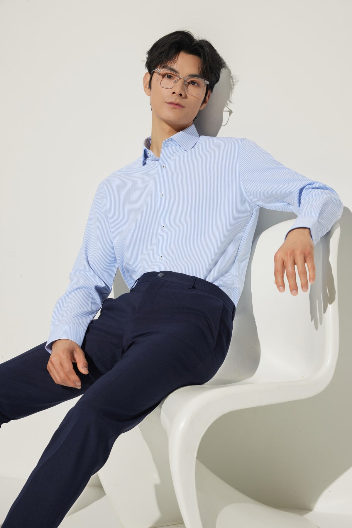 G2000 - Shirts - Non-Iron Dry Smart Fit Stripe Shirt
