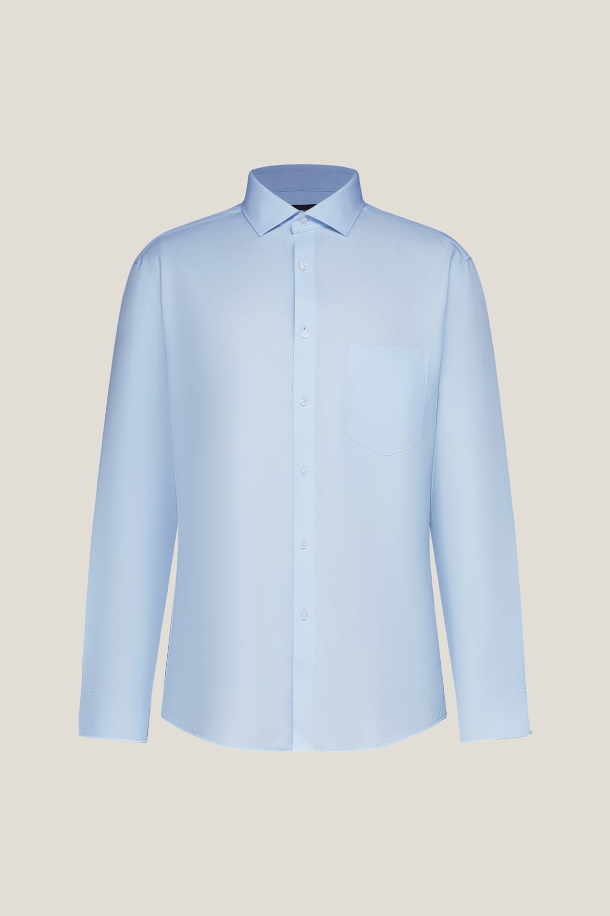 G2000 Shirts Non-Iron Dry Poplin Smart Fit Long Sleeve Shirt Illusion Blue Smart