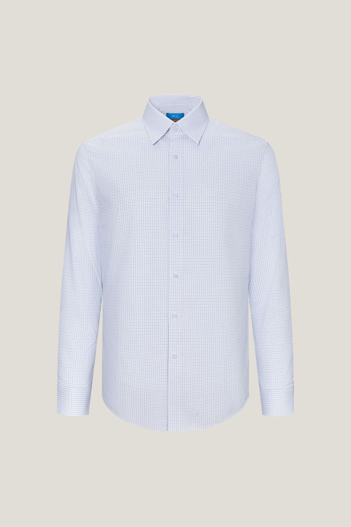 G2000 Shirts Non-Iron Dry Stretch Smart Fit Check Shirt Raven Depths Smart