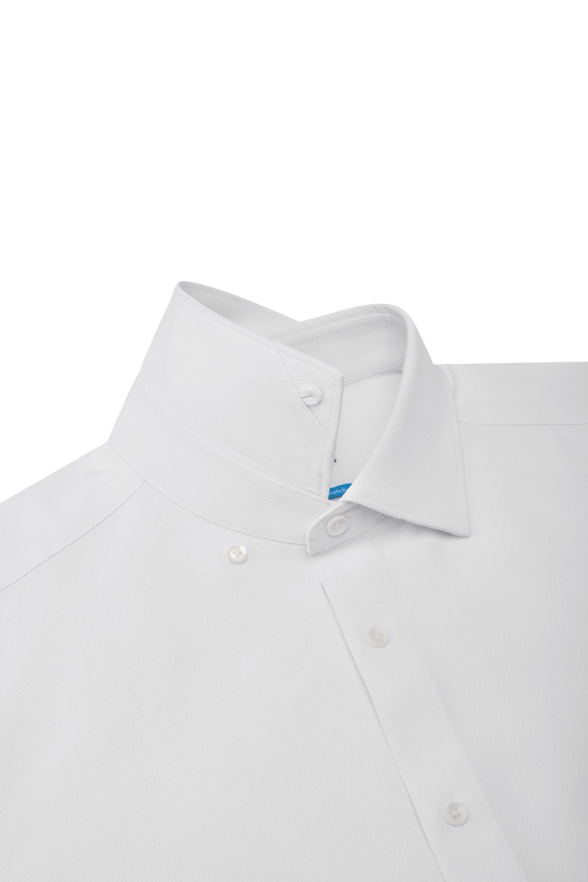 Non-Iron Dry Stretch Herringbone Smart Fit Long Sleeve Shirt