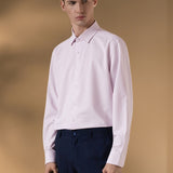 Non-Iron Dry Stretch Herringbone Smart Fit Long Sleeve Shirt