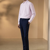 Non-Iron Dry Stretch Herringbone Smart Fit Long Sleeve Shirt