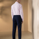 Non-Iron Dry Stretch Herringbone Smart Fit Long Sleeve Shirt