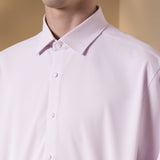 Non-Iron Dry Stretch Herringbone Smart Fit Long Sleeve Shirt