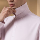 Non-Iron Dry Stretch Herringbone Smart Fit Long Sleeve Shirt