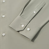 Non-Iron Dry Stretch Herringbone Smart Fit Long Sleeve Shirt