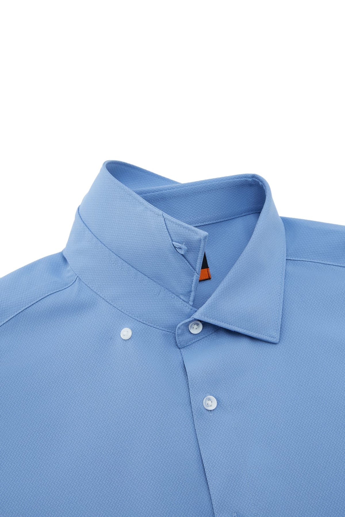 G2000 - Shirts - Non-Iron Dry Multi-Way Stretch Herringbone Smart Fit Long Sleeve Shirt