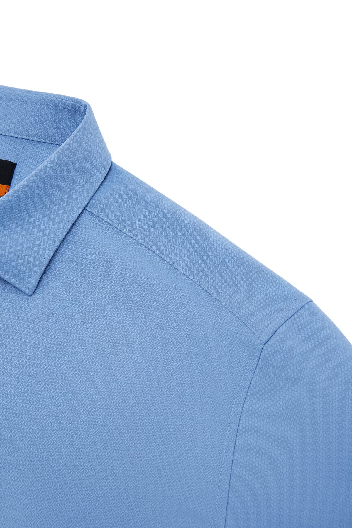 G2000 - Shirts - Non-Iron Dry Multi-Way Stretch Herringbone Smart Fit Long Sleeve Shirt