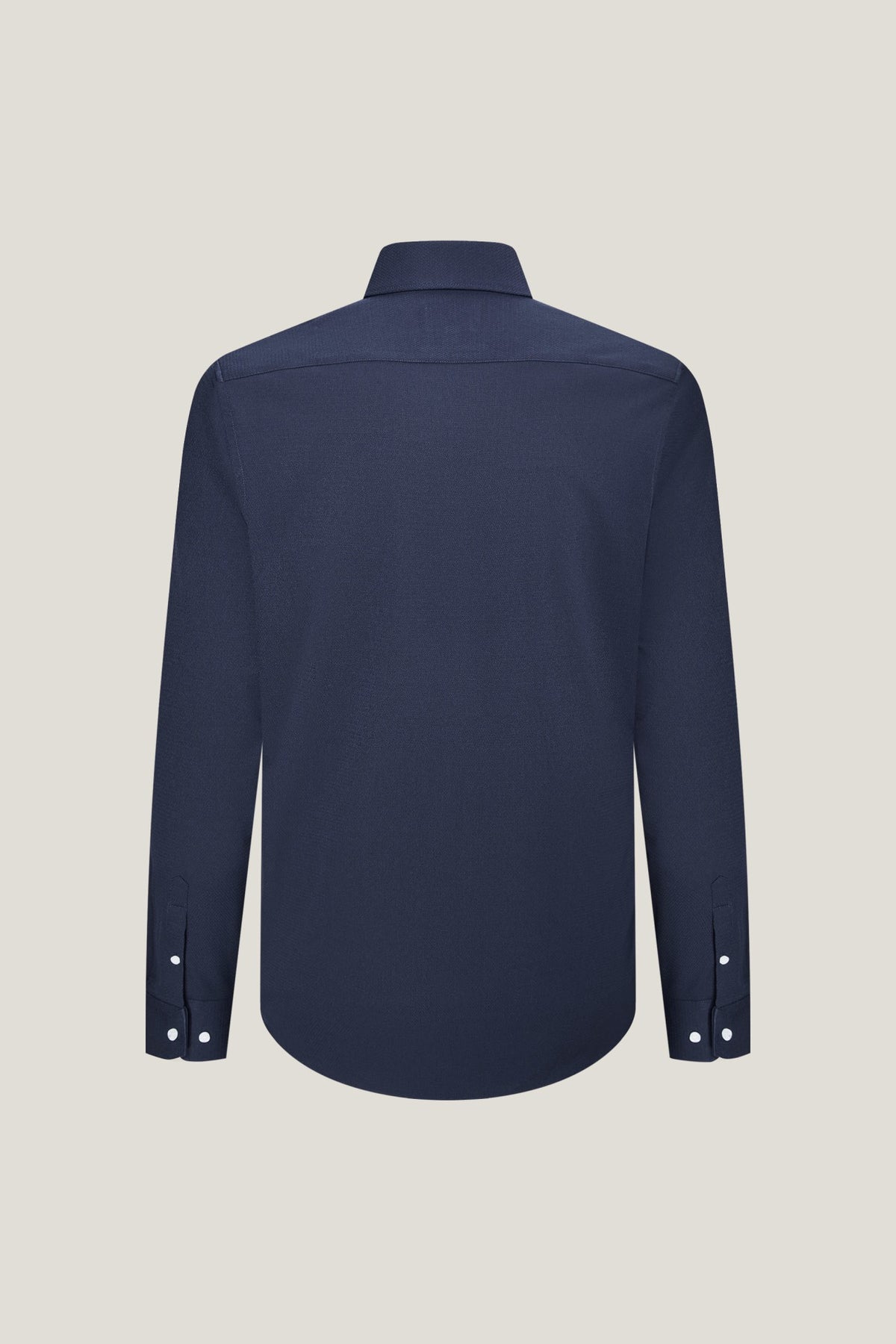 Non-Iron Dry Stretch Herringbone Smart Fit Long Sleeve Shirt