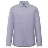 Non-Iron Dry Stretch Herringbone Smart Fit Long Sleeve Shirt