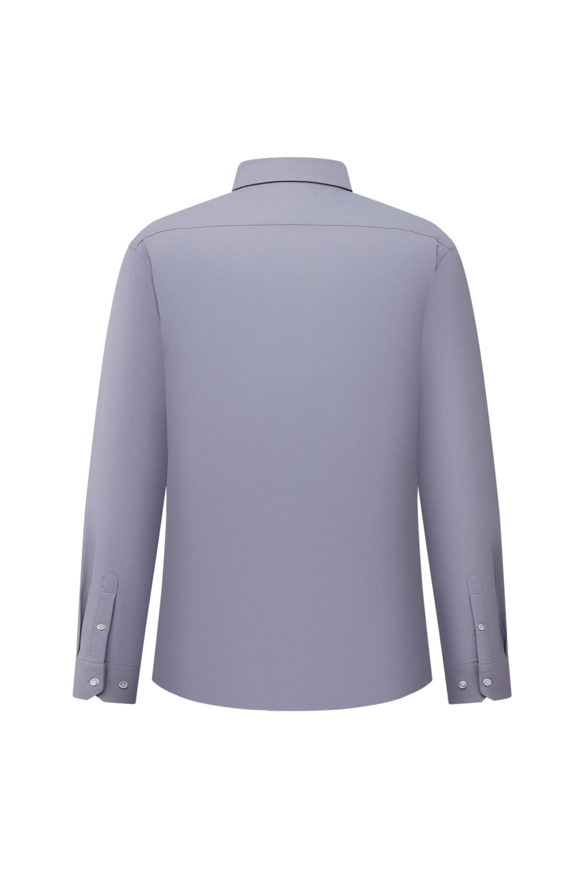 Non-Iron Dry Stretch Herringbone Smart Fit Long Sleeve Shirt