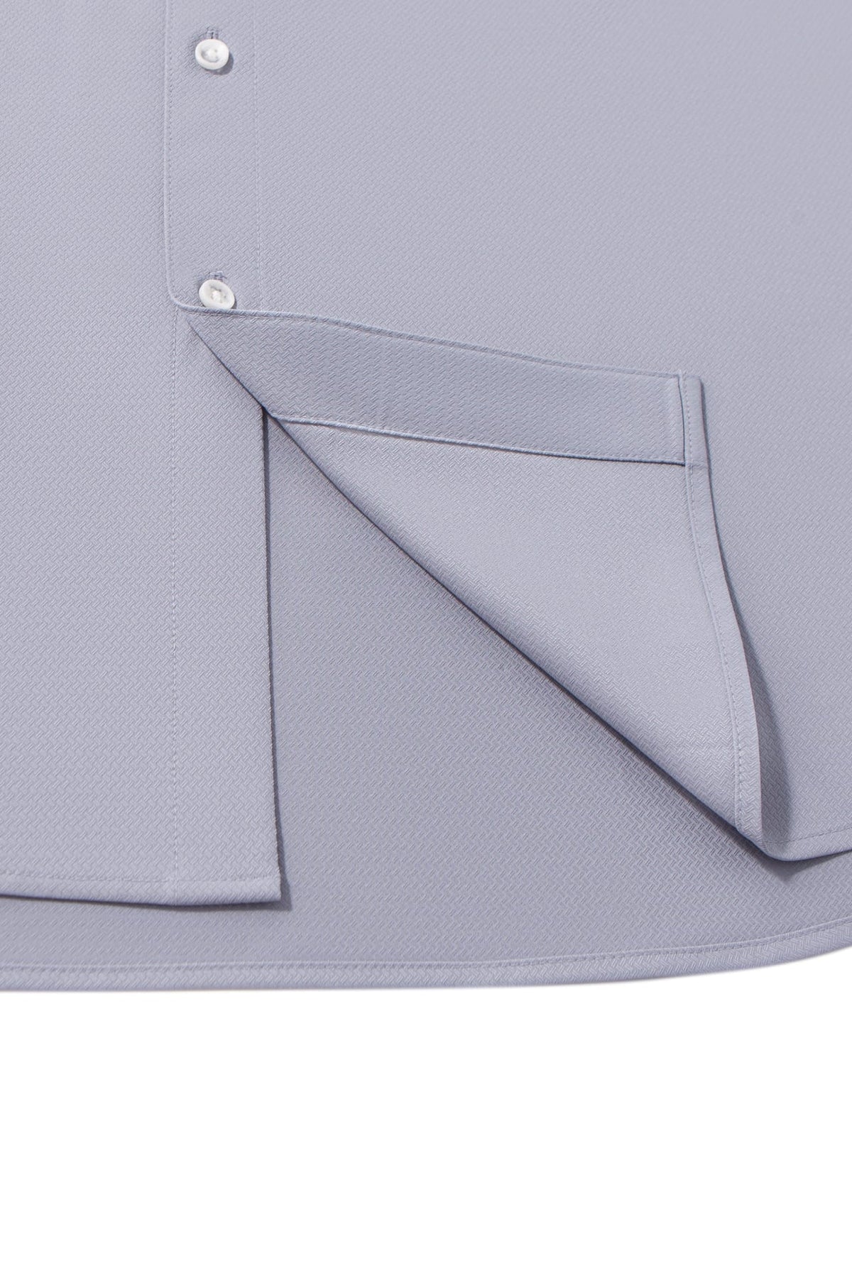 Non-Iron Dry Stretch Herringbone Smart Fit Long Sleeve Shirt