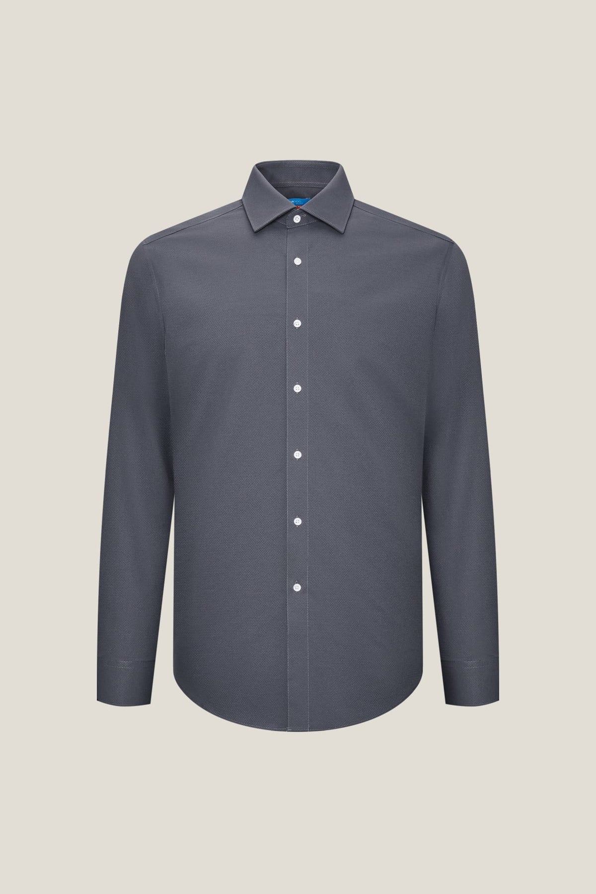 G2000 - Shirts - Non-Iron Dry Stretch Smart Fit Herringbone Shirt - Deep Lake Shade - Smart