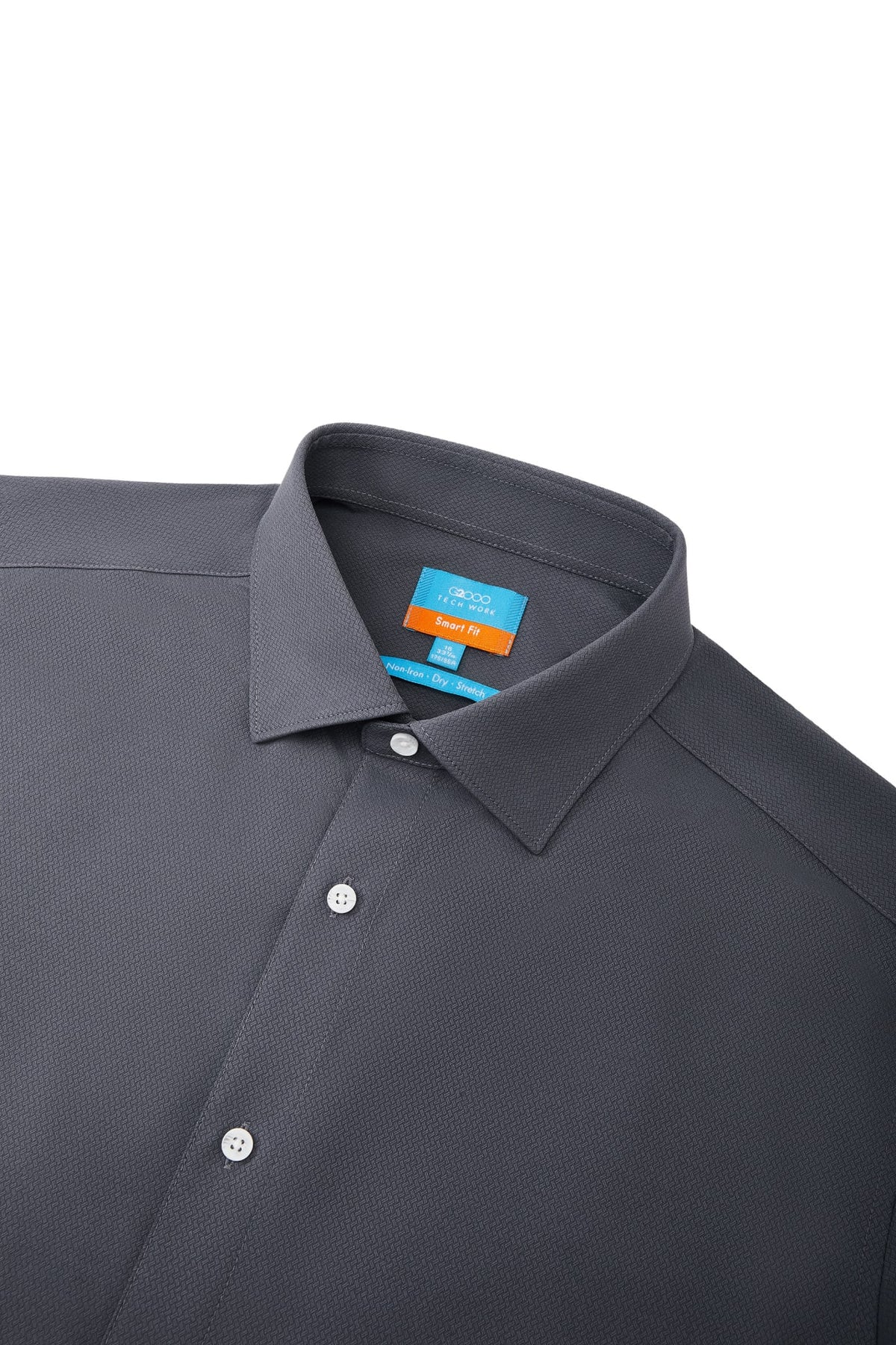G2000 - Shirts - Non-Iron Dry Stretch Smart Fit Herringbone Shirt