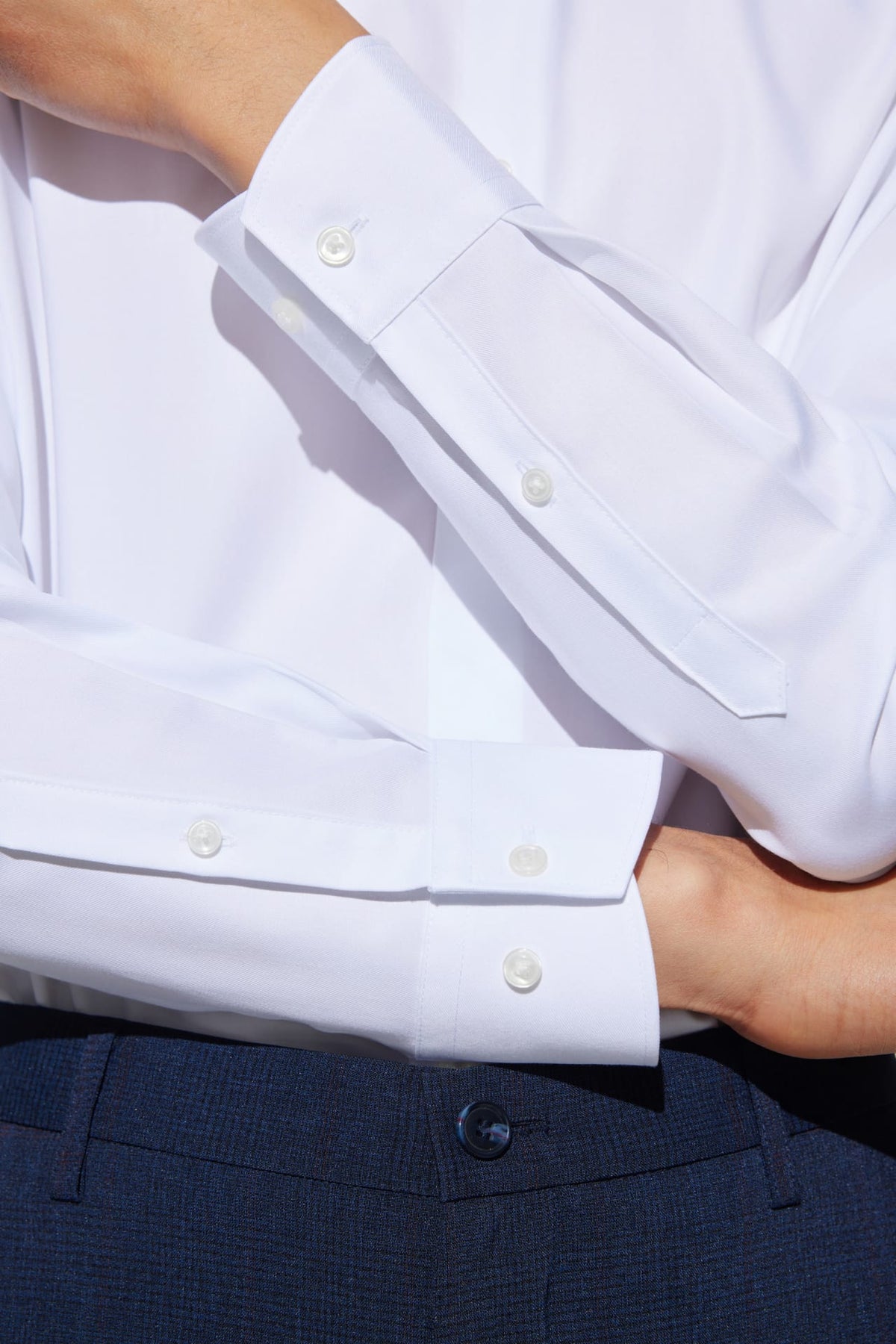 G2000 - Shirts - Non-Iron Cool Touch Stretch Twill Smart Fit Long Sleeve Shirt