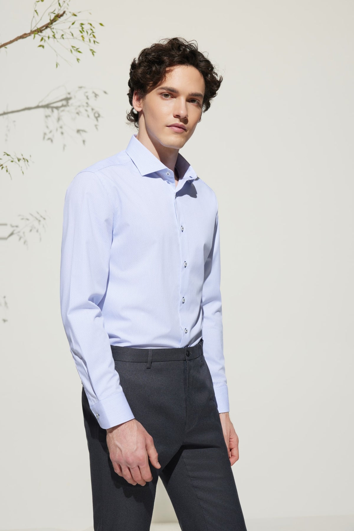 G2000 - Shirts - Non-Iron Silky Touch Smart Fit Stripe Shirt