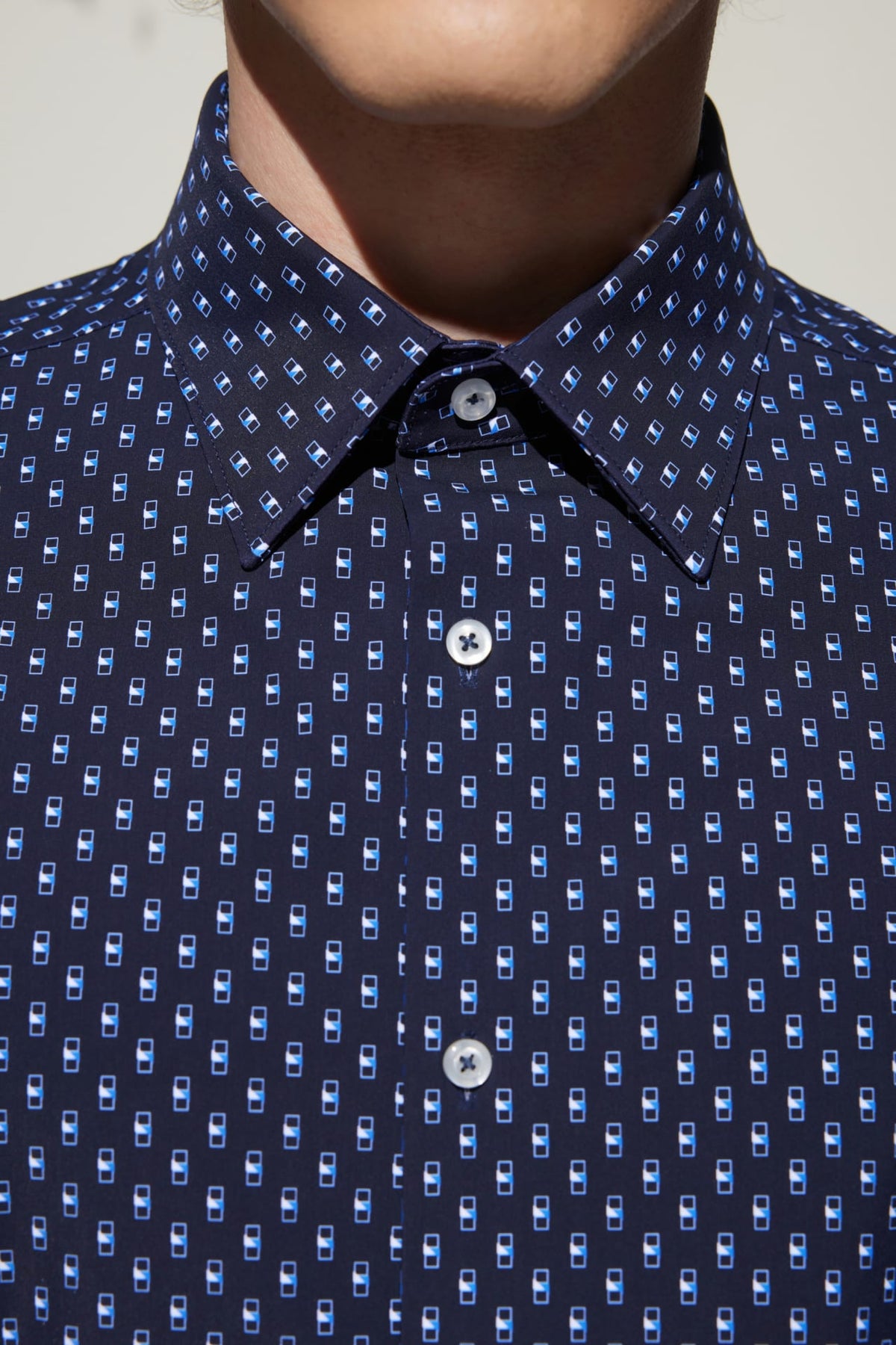 G2000 - Shirts - Easy Care Dry All Over Print Smart Fit Casual Shirt