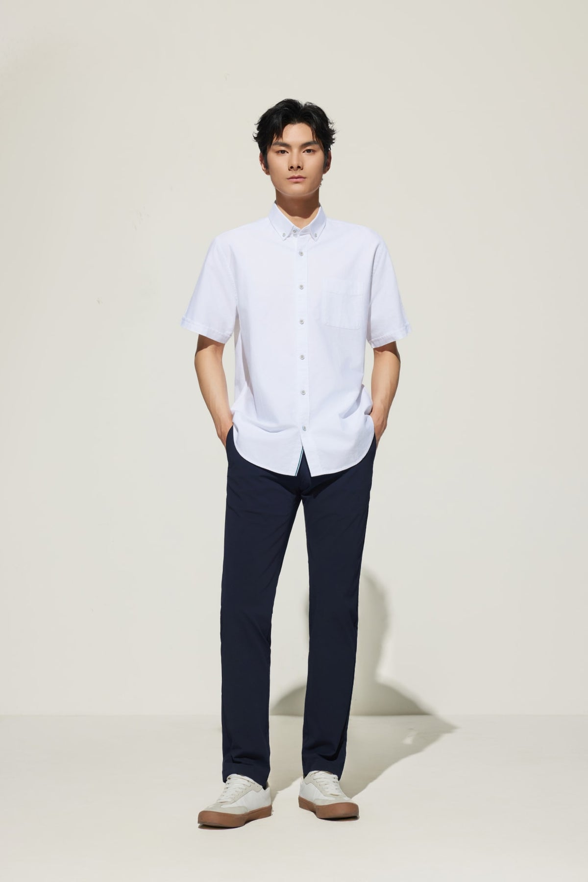 G2000 Shirts Cotton Oxford Comfort Fit Short Sleeve Casual Shirt Polished Frost Comfort