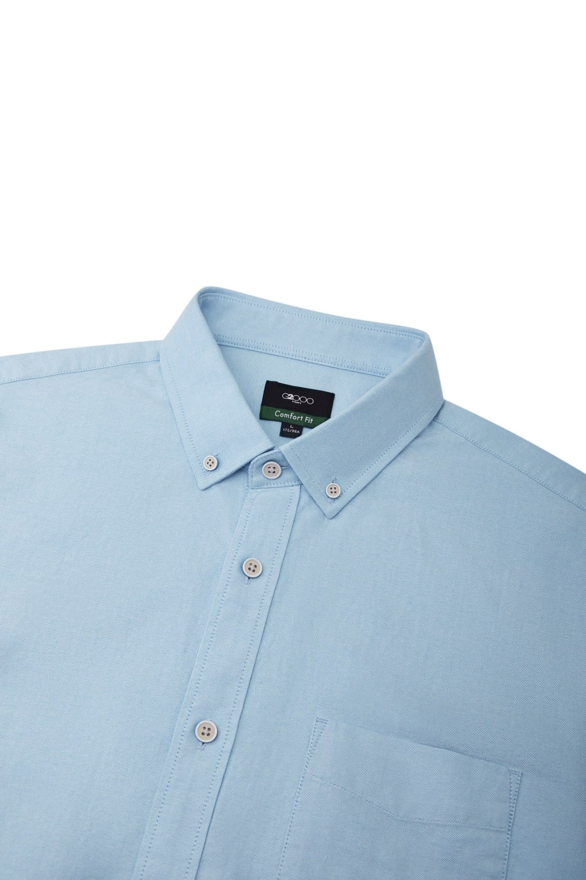 G2000 - Shirts - Cotton Oxford Comfort Fit Short Sleeve Casual Shirt