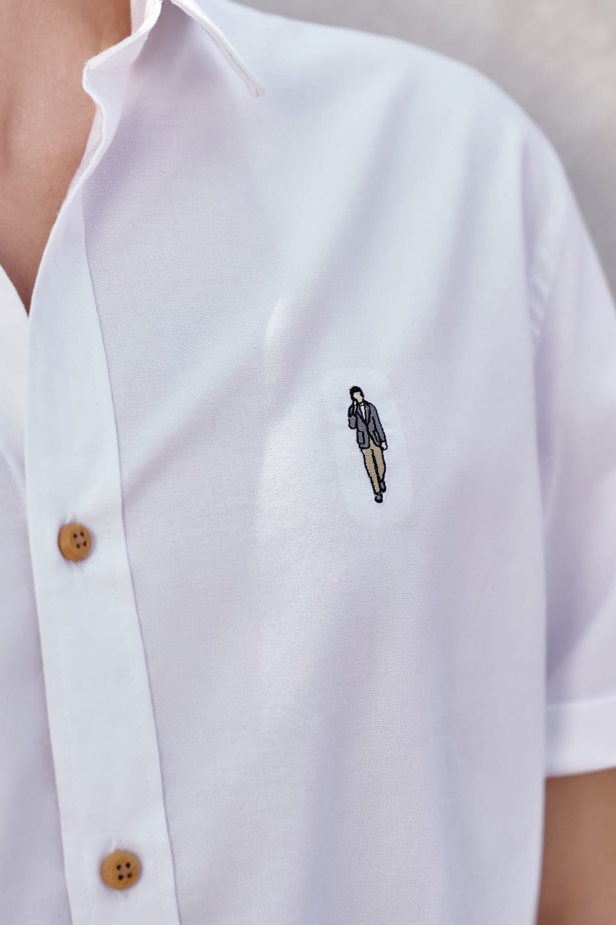 G2000 - Shirts - G2000 X Rodrigo Saldana Oxford Embroidery Casual Shirts