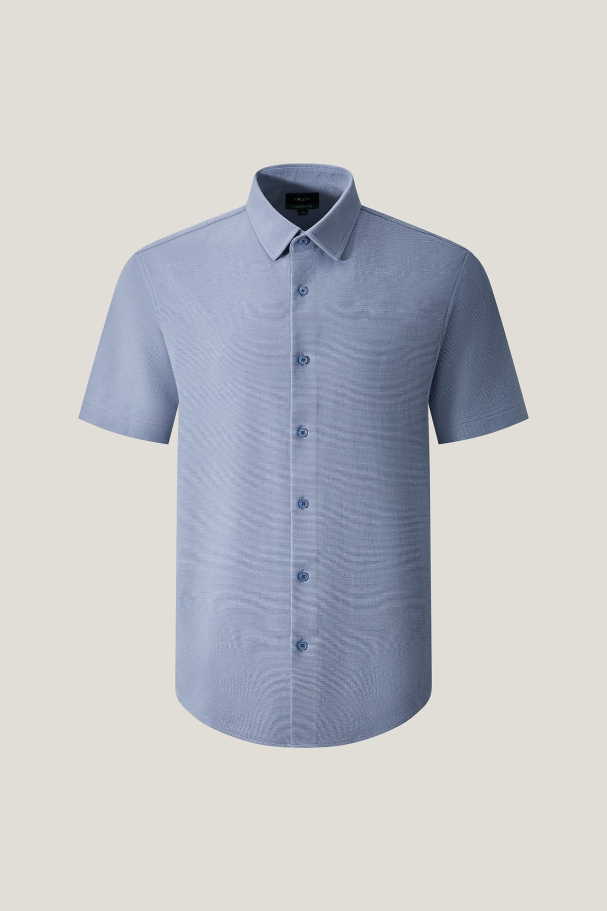 G2000 Shirts Cotton Blend Knit Ottoman Comfort Fit Short Sleeve Casual Shirt Crystalline Sea Comfort