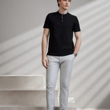 Cotton Blend Pique Smart Fit Polo Tee