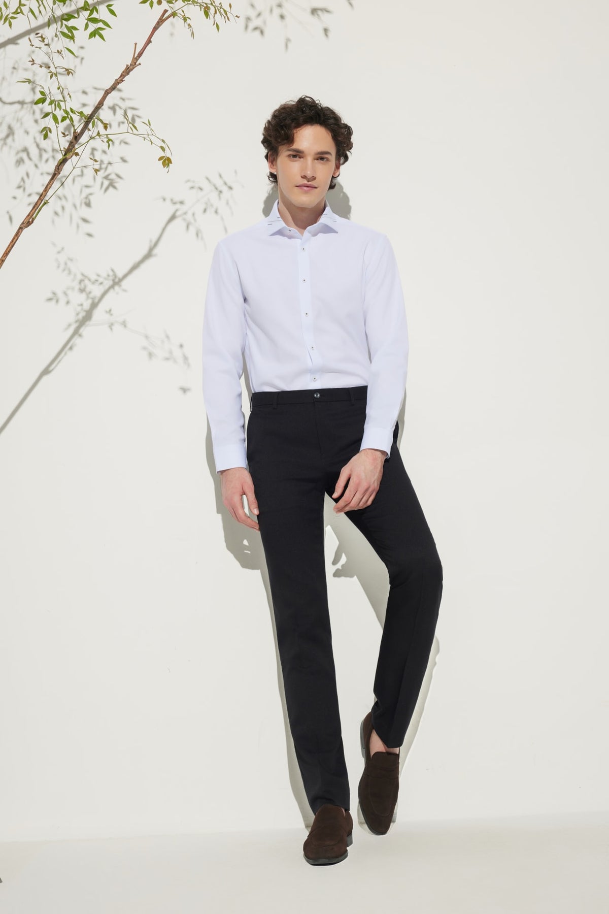 G2000 Pants Teflon Slim Fit Twill Suit Pants