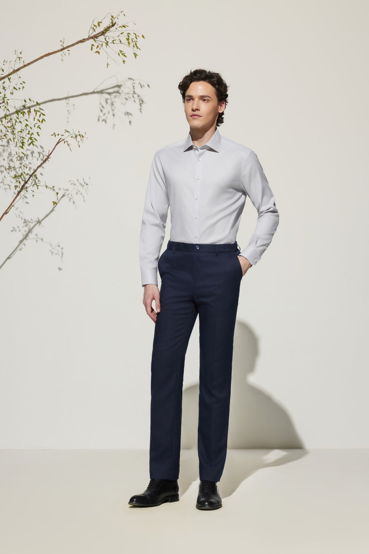 G2000 - Pants - Teflon Smart Fit Twill Suit Pants with Elastic Waist Band