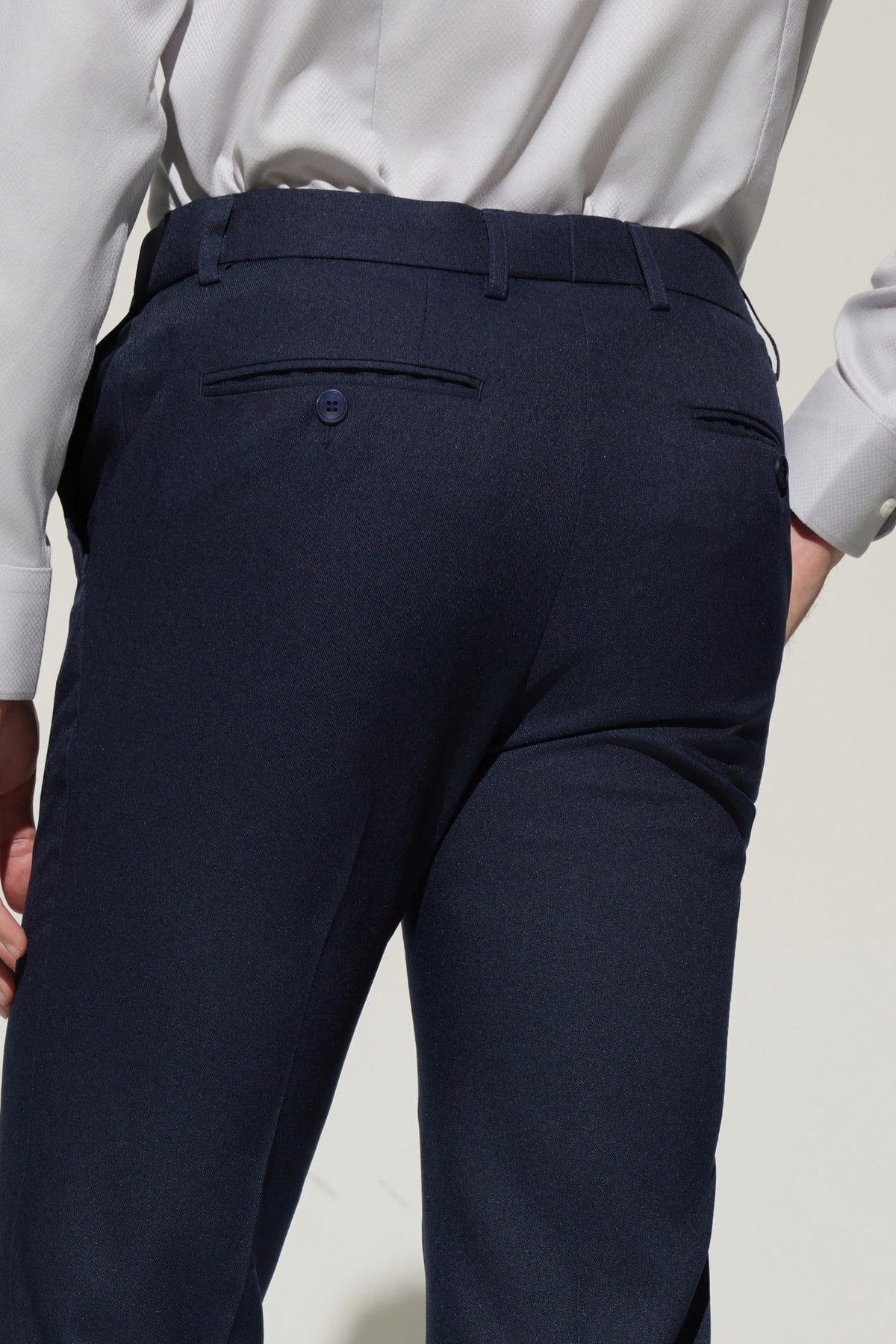 G2000 - Pants - Teflon Smart Fit Twill Suit Pants with Elastic Waist Band
