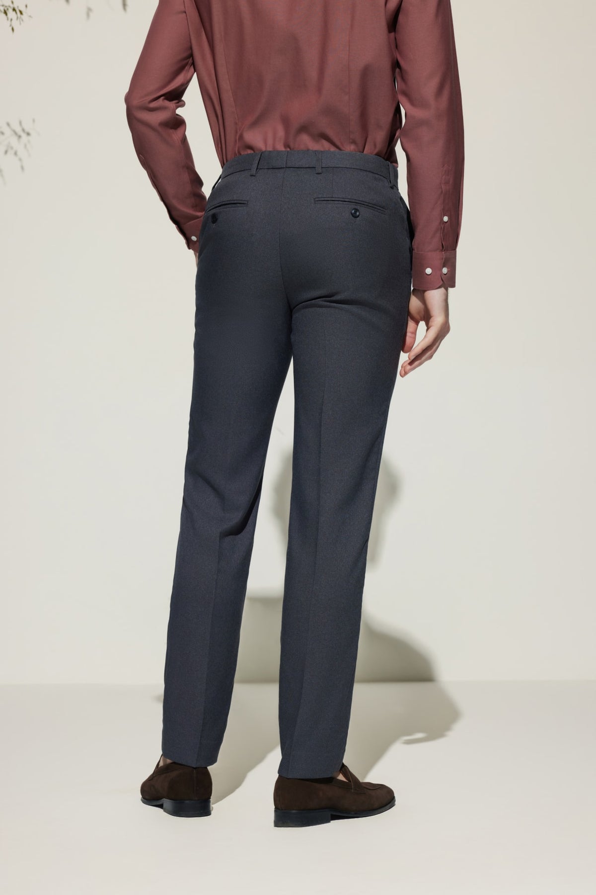 G2000 - Pants - Teflon Smart Fit Twill Suit Pants with Elastic Waist Band