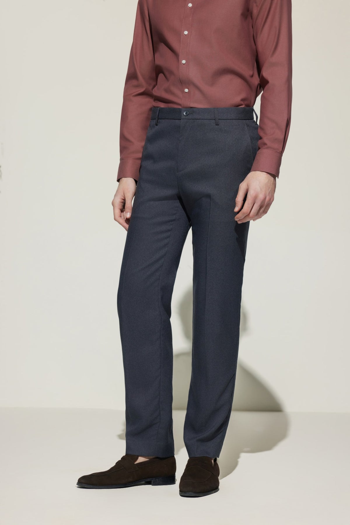 G2000 - Pants - Teflon Smart Fit Twill Suit Pants with Elastic Waist Band