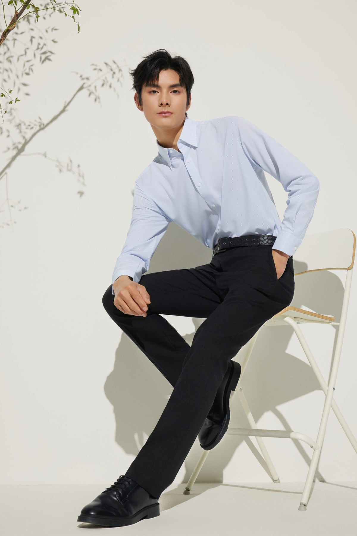 G2000 - Pants - Teflon Smart Fit Twill Suit Pants with Elastic Waist Band
