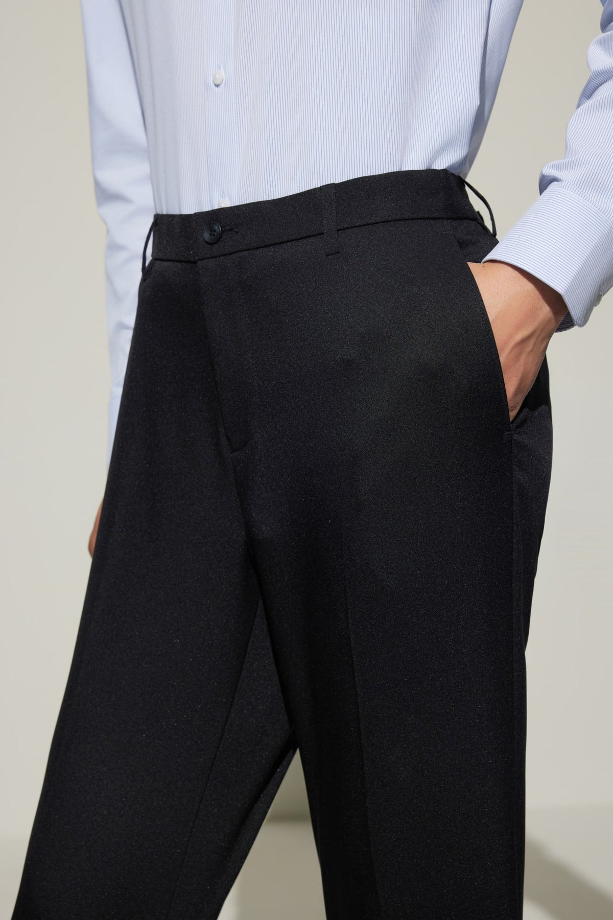 G2000 - Pants - Teflon Smart Fit Twill Suit Pants with Elastic Waist Band