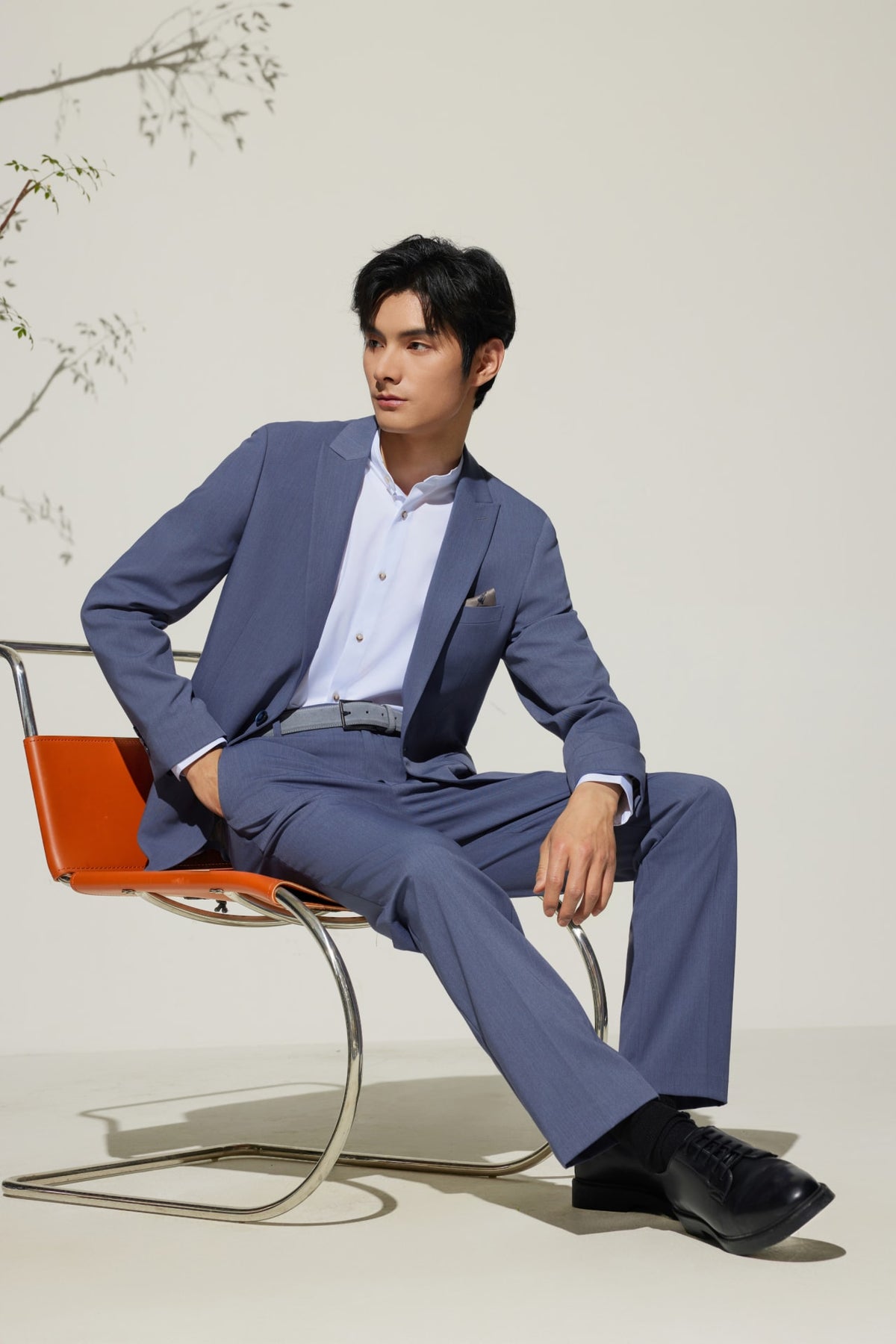 G2000 Pants Multi-Way Stretch Slim Fit Twill Suit Pants