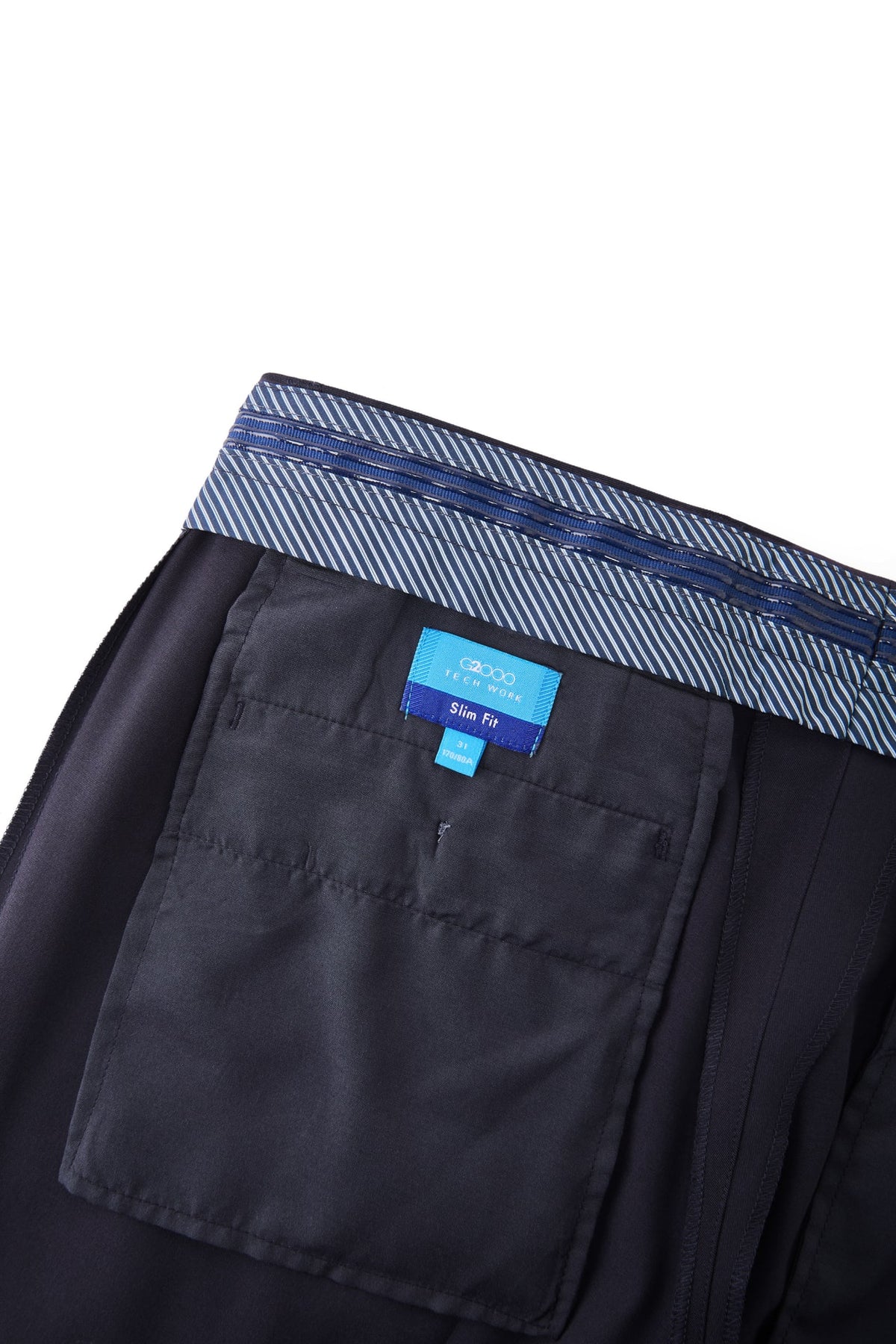 G2000 Pants Multi-Way Stretch Slim Fit Twill Suit Pants