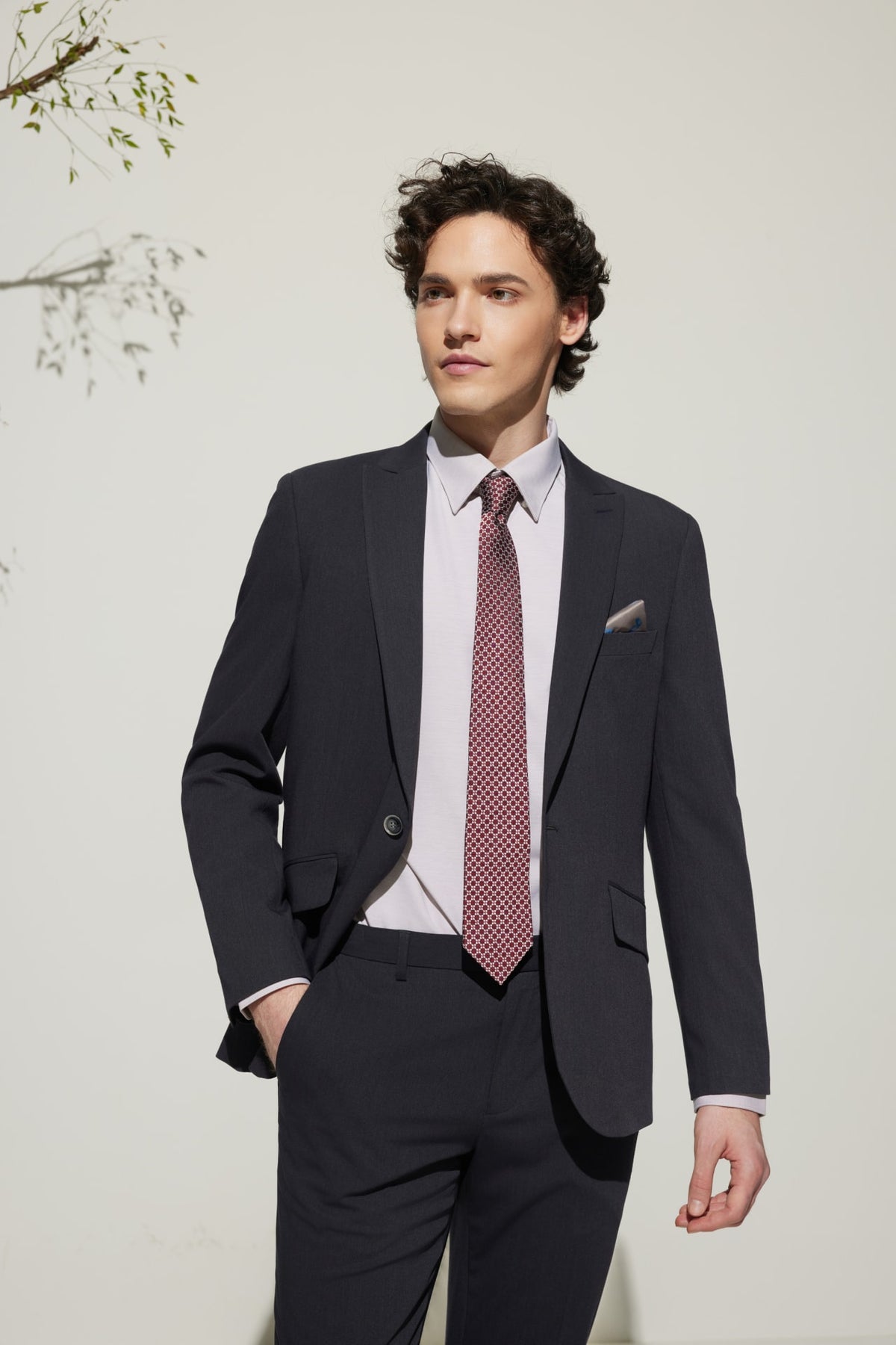 G2000 Pants Multi-Way Stretch Slim Fit Twill Suit Pants