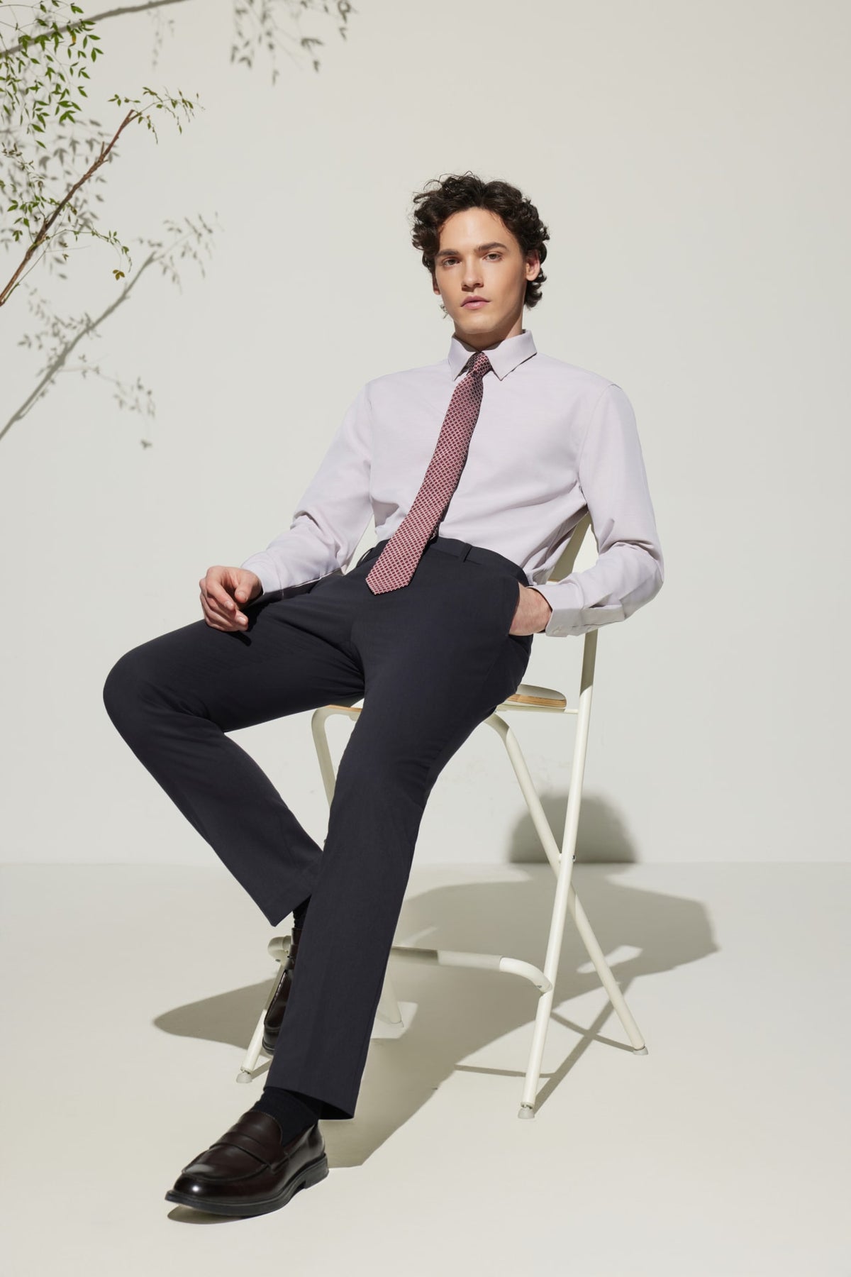 G2000 Pants Multi-Way Stretch Slim Fit Twill Suit Pants