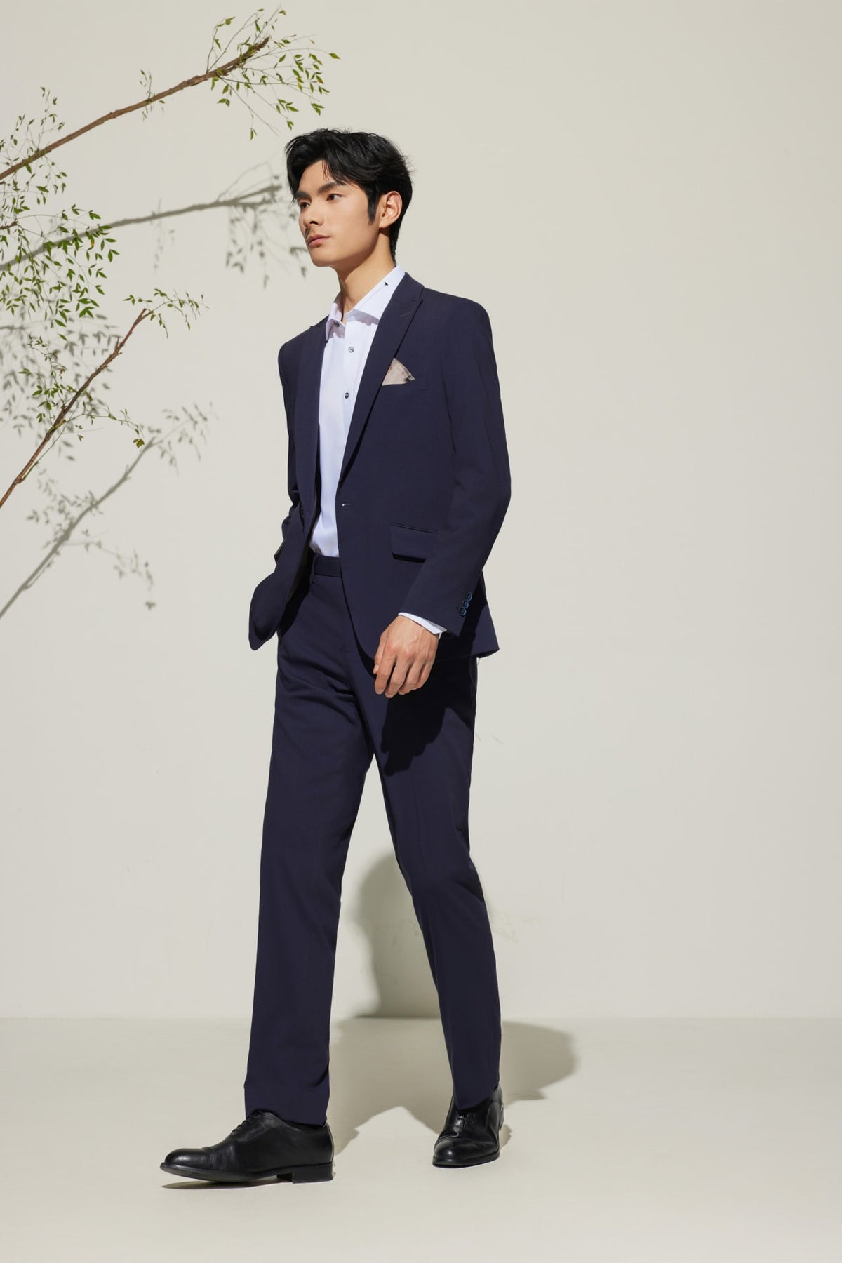 G2000 - Pants - Multi-Way Stretch Smart Fit Twill Suit Pants with Elastic Waist Band